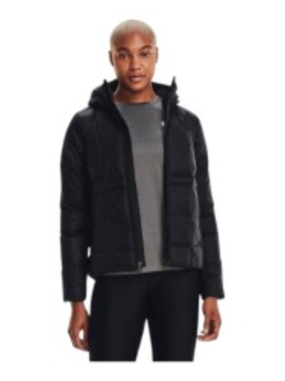 Under Armour Black Storm Down Hooded Jacket XLarge